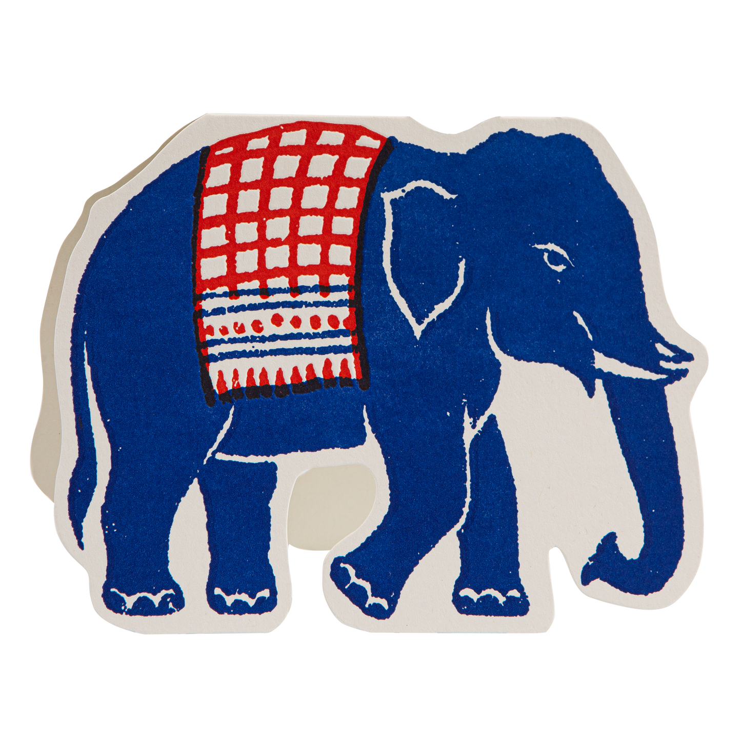 Gohobi x Archivist Gallery Elephant | Letterpress Cards | Cut-Out [Made in the UK]