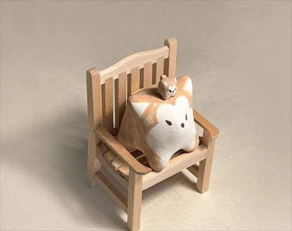 Gohobi x Little Diary Handmade Ceramic Akita Shiba Inu Dog