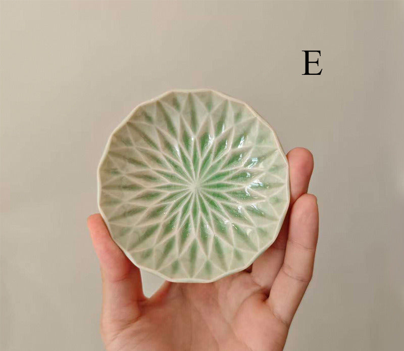 Gohobi Japanese Mino-yaki Ice Crack Small Plate [Made in Japan] – Sauce & Dipping Dish