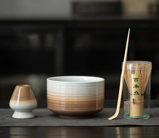Gohobi Colourful Ceramic Bowl Matcha Set