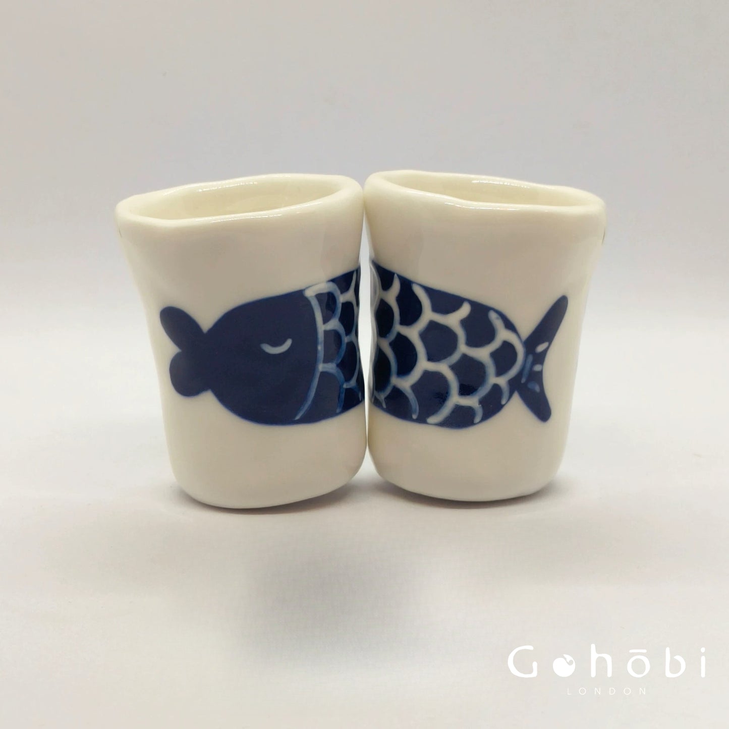 Gohobi x Little Diary Hand-Painted Fish Ceramic Coffee Cup