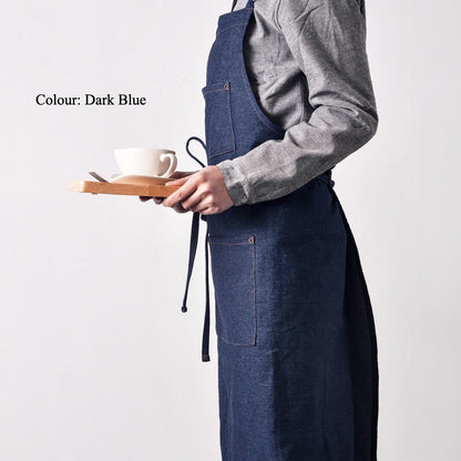 Gohobi Nordic Denim Kitchen Apron