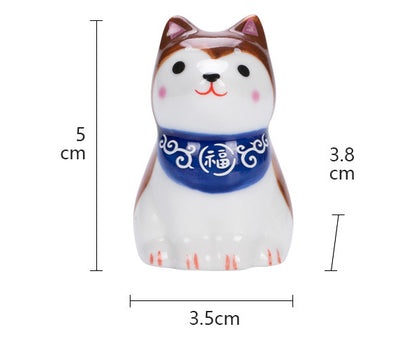 Gohobi Handmade Ceramic Shiba Inu Ornament