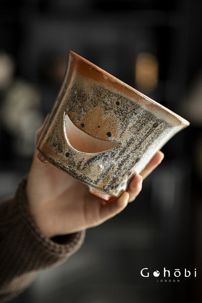 Gohobi Shino Kiln-Transformed Rattan Beam Teapot – Large Household Brewing Kettle