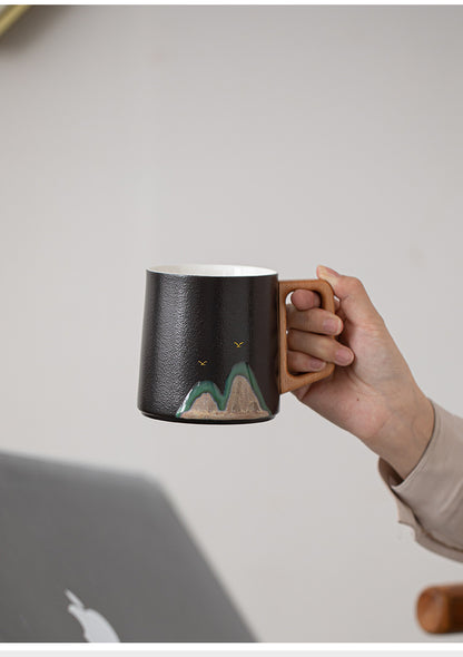 Gohobi Mountain Ceramic Tea Office Mug