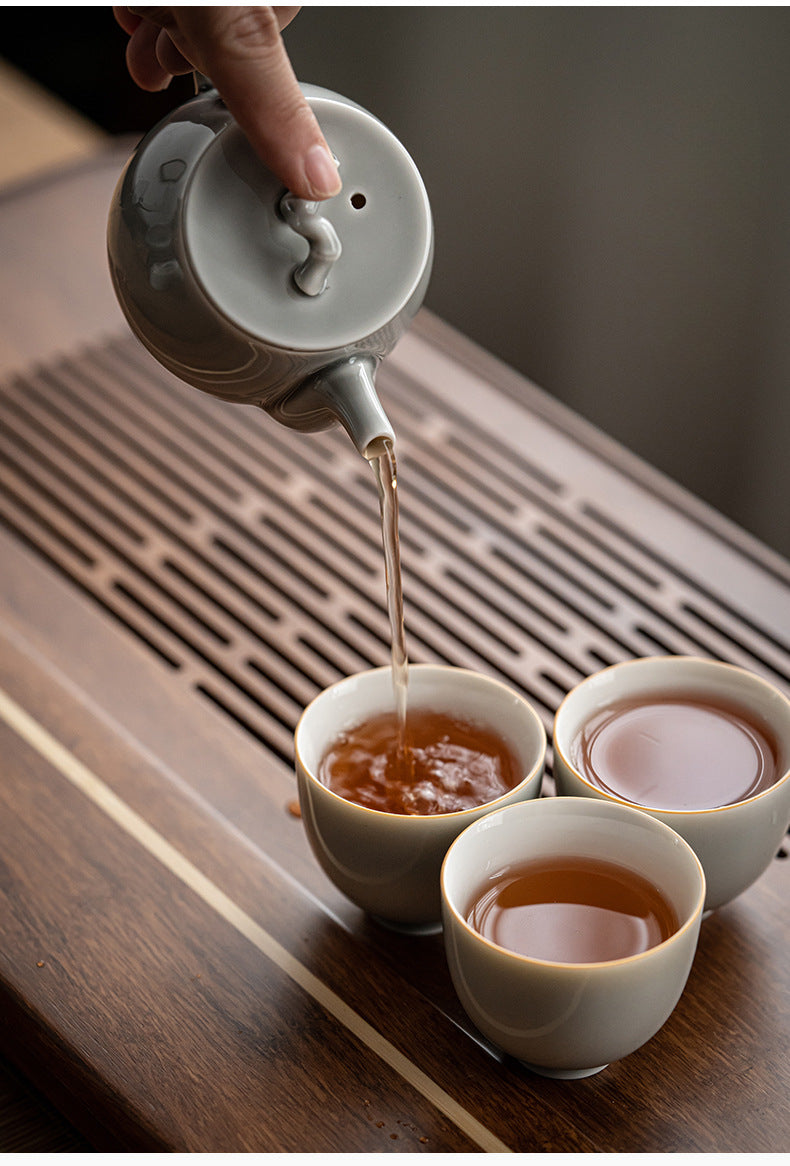 Gohobi Japanese Style Ice Grey Teapot 003