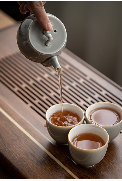 Gohobi Japanese Style Ice Grey Teapot 003