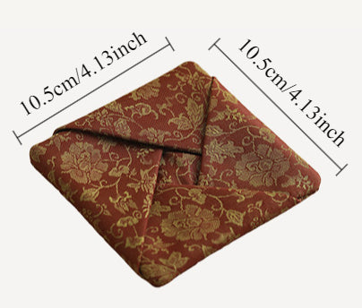 Gohobi Gaiwan Lid Brocade Fabric Cover