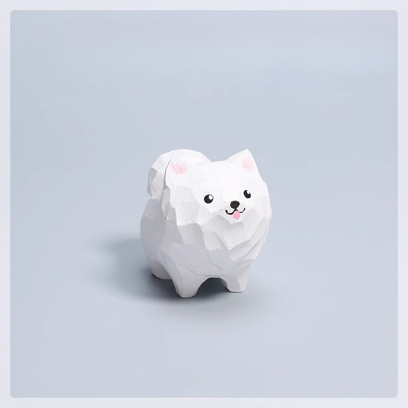 Gohobi Handcrafted Wooden Samoyed Dog Ornament