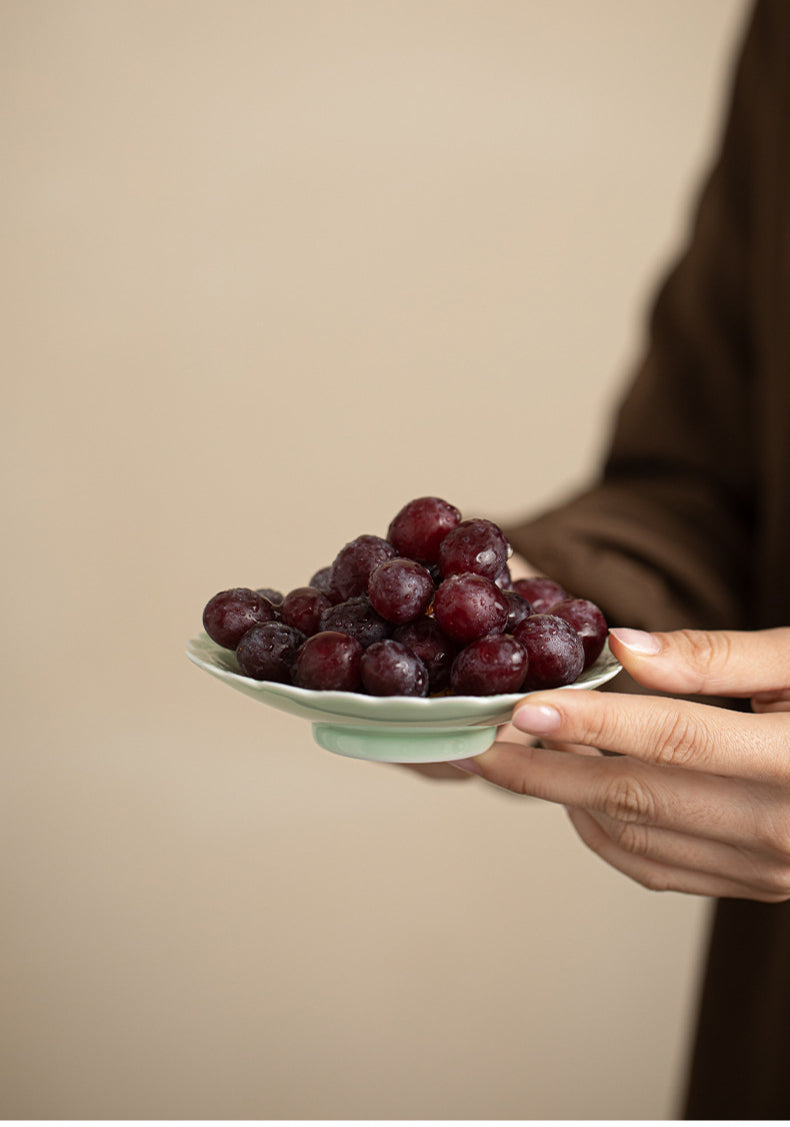 Gohobi, petite assiette de fruits glacés japonais traditionnels - Lotus 011