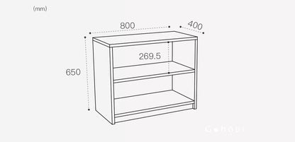 Gohobi Handmade Solid Wood Display Cabinet – Studio Storage Display Collection Cabinet | FSC Certified Furniture