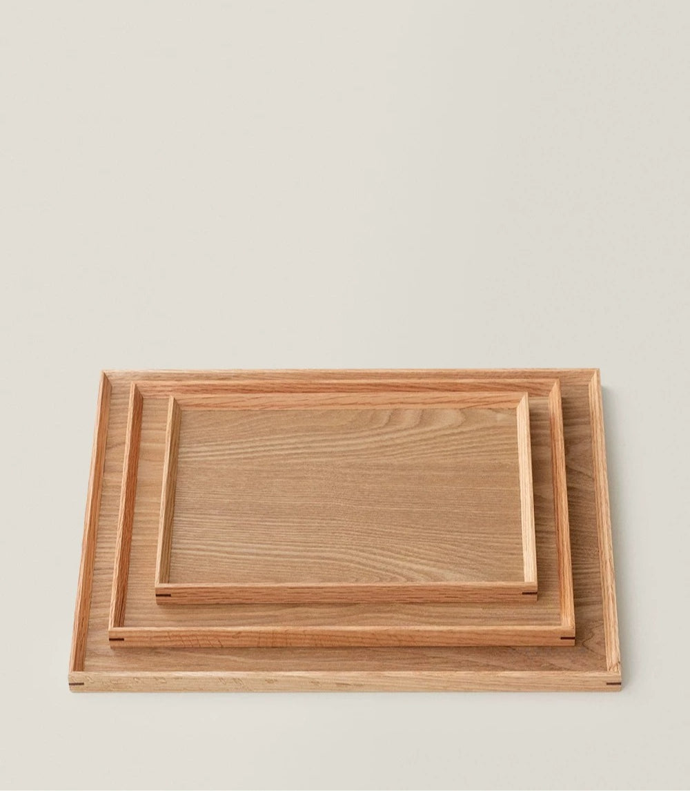 Gohobi Japanese-Style Solid Wood Serving Tray