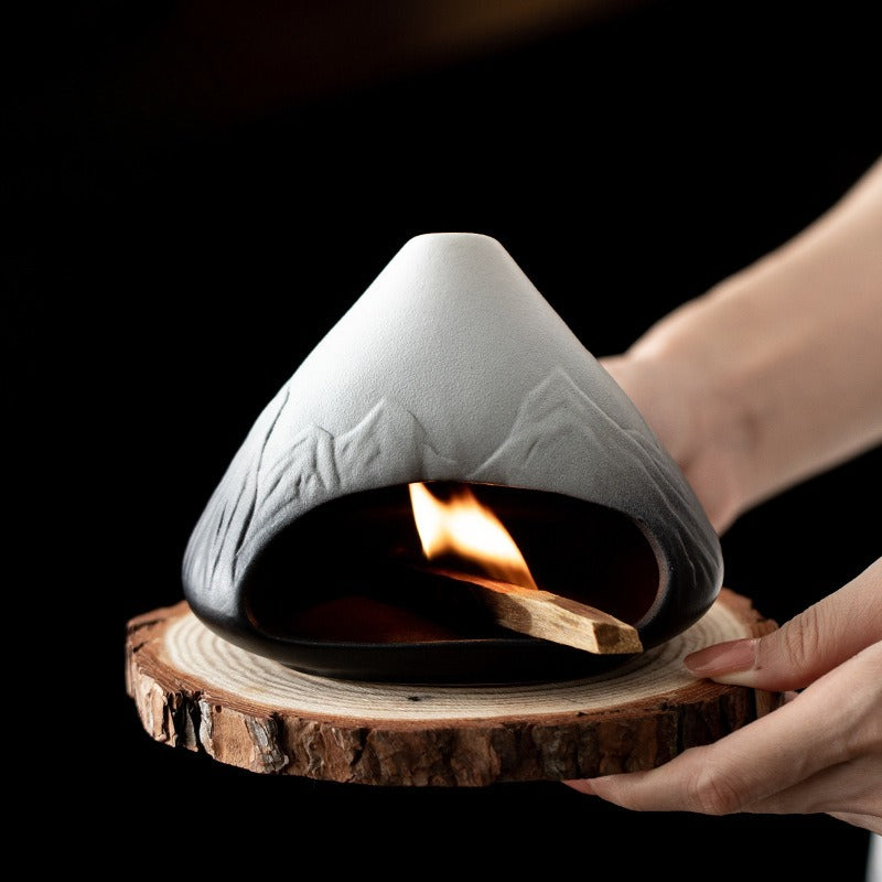 Gohobi Ceramic Aromatherapy Fireplace Burner