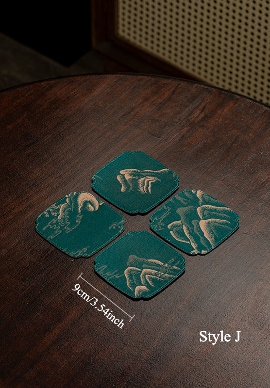 Gohobi Set of 4 Heat-Resistant Pads for Teapots