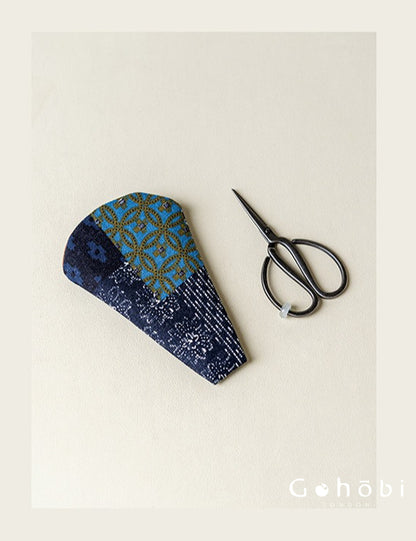 Gohobi Handmade Old Iron Tea Scissors with Storage Bag – Portable Tea Ceremony Accessory