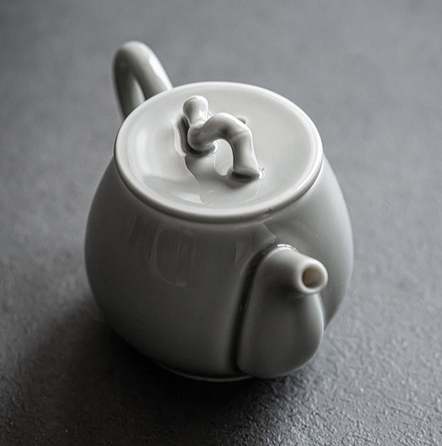 Gohobi Japanese Style Ice Grey Teapot 003