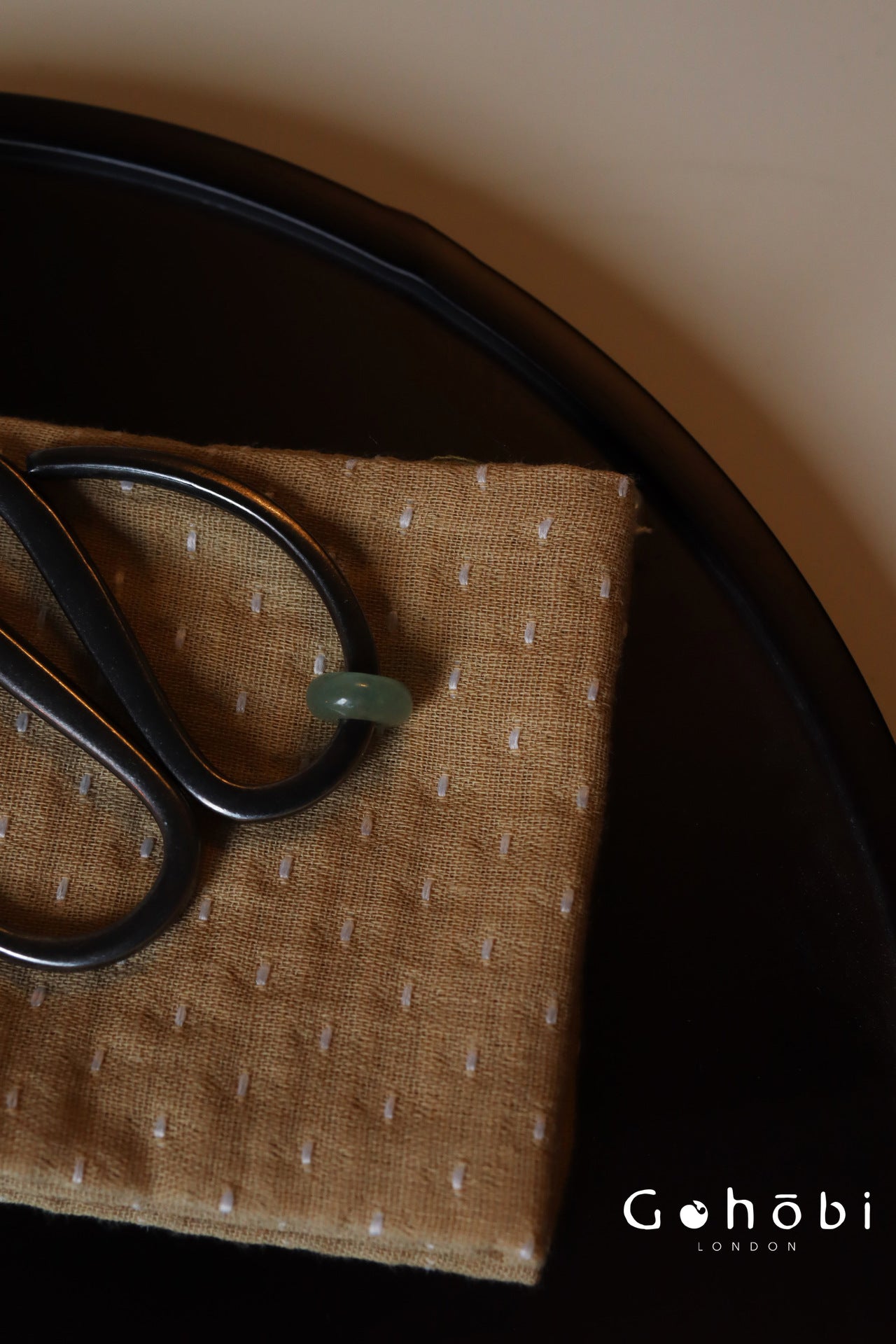 Gohobi Handmade Old Iron Tea Scissors – Portable Tea Ceremony Accessory