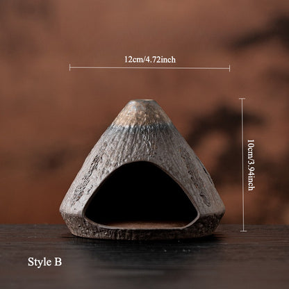 Gohobi Golden Mountain Ceramic Aromatherapy Fireplace Burner