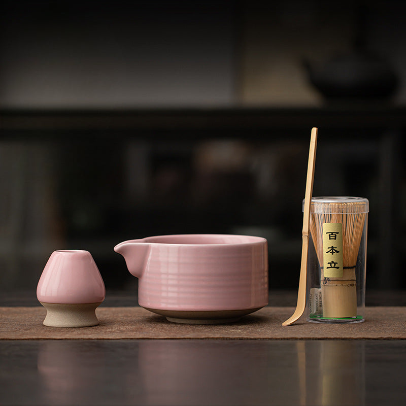 Gohobi Ceramic Matcha Set 041 Pink