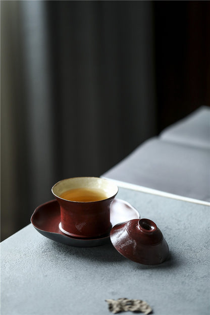 Gohobi Handmade Red Gaiwan