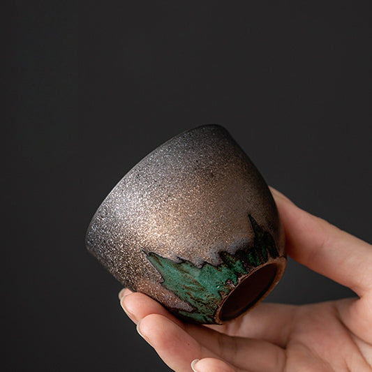 Gohobi Vintage Gilded Ceramic Tea Cup