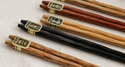 Gohobi A Set of 5 Pairs of Japanese Wooden Chopsticks