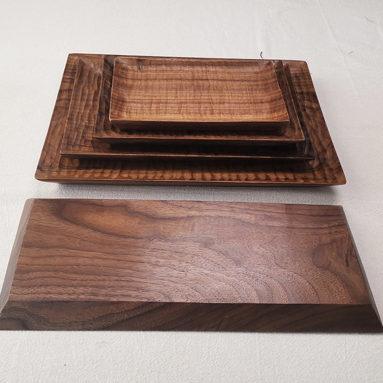 Gohobi Walnut Wooden Engraving Serving Tray