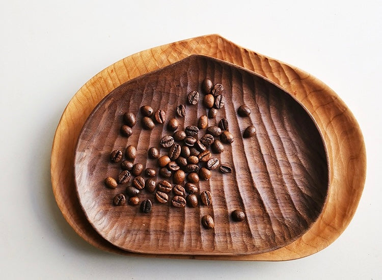 Gohobi Wooden Pine Cone Shape Tray