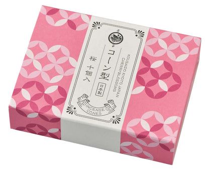 10pcs Cone Incense - KOUSAIDO - Cherry Blossoms