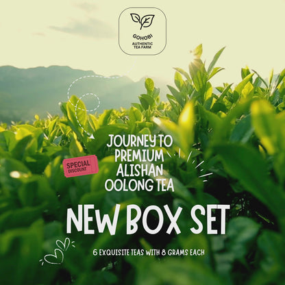 Gohobi Premium Alishan Oolong Tea Set 6 bags*8g  Christmas Gift Housewarming