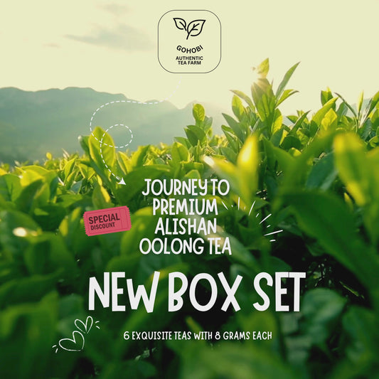 Gohobi Premium Alishan Oolong Tea Set 6 bags*8g  Christmas Gift Housewarming