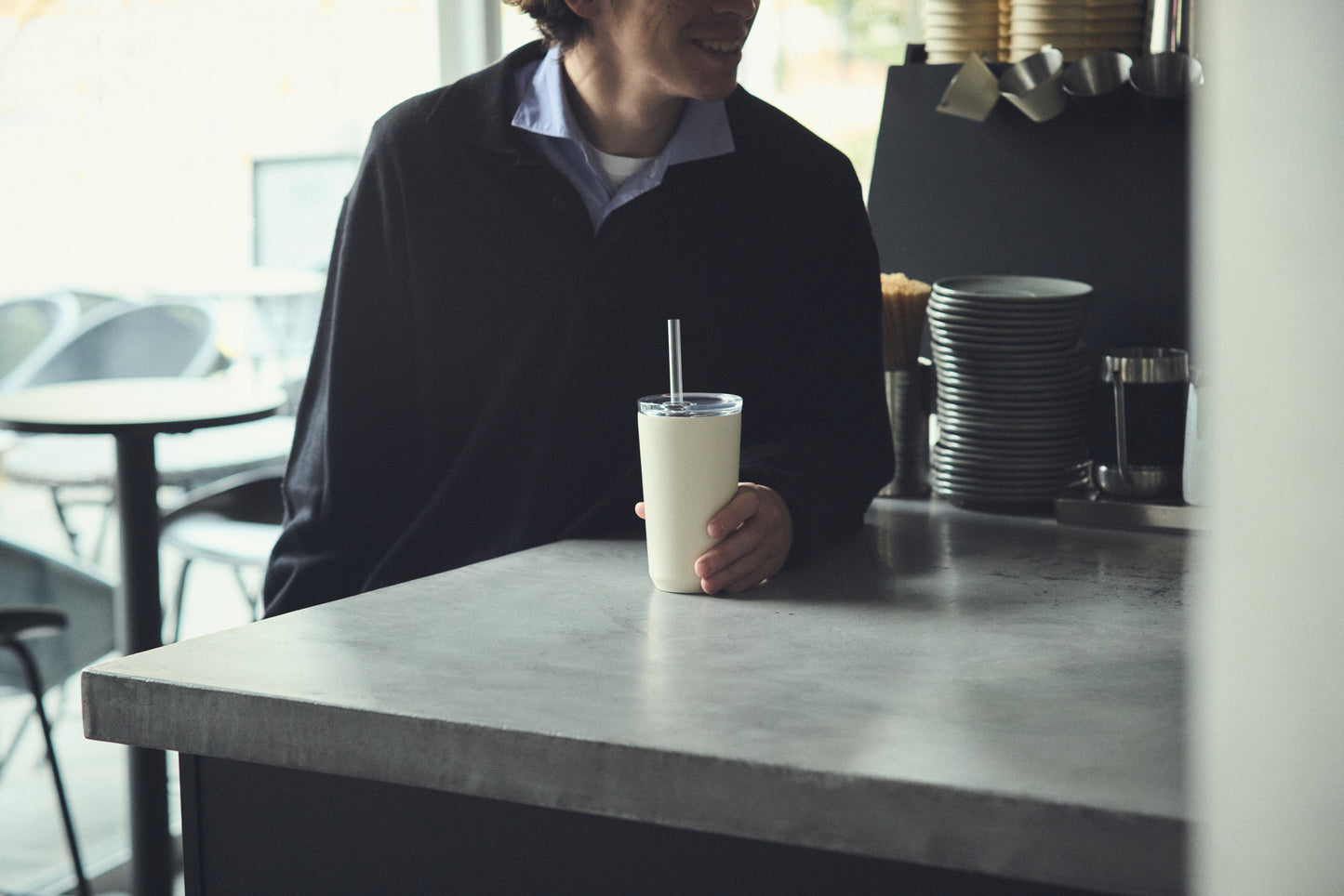 Gohobi x Kinto TO GO TUMBLER 480ml with straw