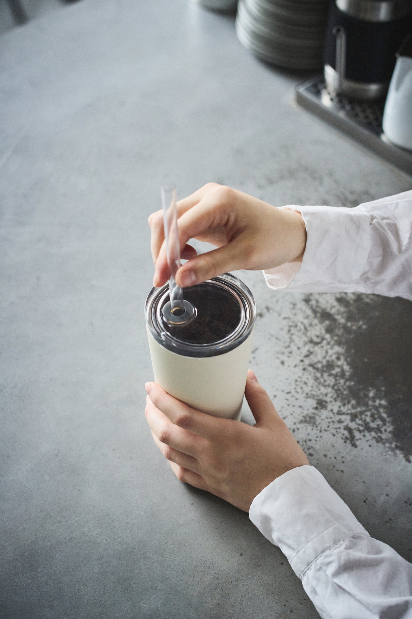 Gohobi x Kinto TO GO TUMBLER 480ml with straw