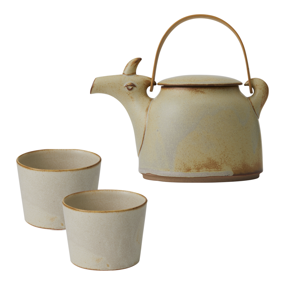 YAGI (Goat) Tea Set - Ceramic Japan [Made in Japan]