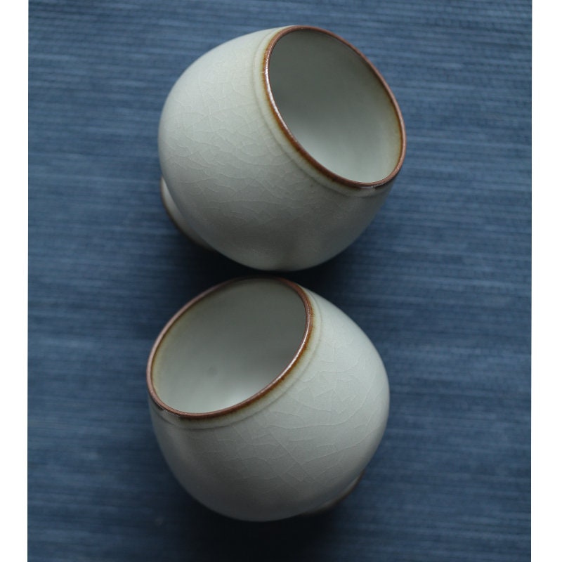 Gohobi Hand painted Magnolia Tea Cup Ceramic Chinese Gongfu tea Kung fu tea Japanese Chado