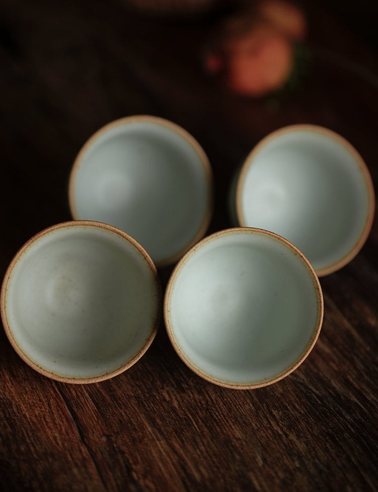 Gohobi Hand painted tea cup ceramic flowers tea cup handmade Gongfu tea gift Japanese Chado