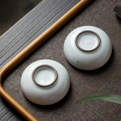 Gohobi Hand painted gold fish Tea Cup Ceramic Chinese Gongfu tea Kung fu tea Japanese Chado