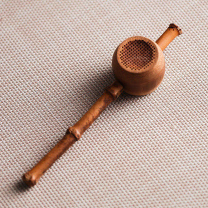 Gohobi Bamboo tea strainer Chinese Gongfu Tea Accessories Japanese Chado Wooden Tea Filters