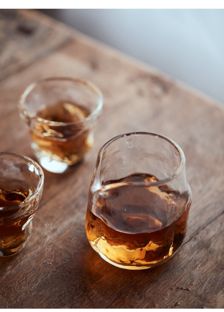 Gohobi Handmade tea Pitcher tea glass Fair cup tea cup Chinese Gongfu tea Kung fu tea Japanese Chado Glass