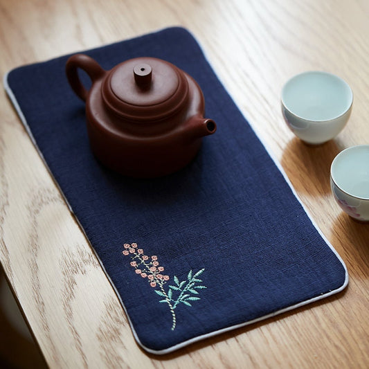 Gohobi Japanese Gongfu tea towels cotton Kung fu tea towels Linen cotton tea towels Japanese Chado