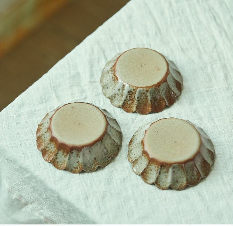 Gohobi Stoneware fruit plate Gongfu tea Kung fu tea