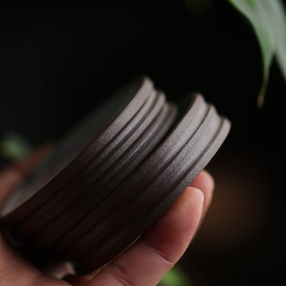 Gohobi Hand painted drink coaster ceramic Flowers Birds Bees Butterfly teapot lid stand Chinese Gongfu tea Japanese Chado mini coasters