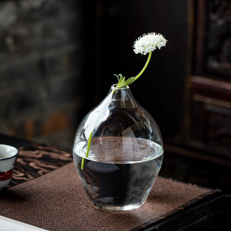 Gohobi Mini Glass Vases Chinese Gongfu tea Kung fu tea Japanese Chado table decoration