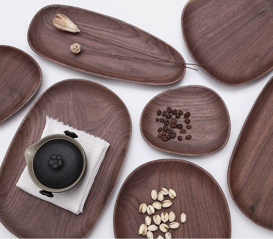 Gohobi Wooden Tea Trays Serving Tray wood tray wood plate Gongfu tea trays (5 versions) Japanese Chado
