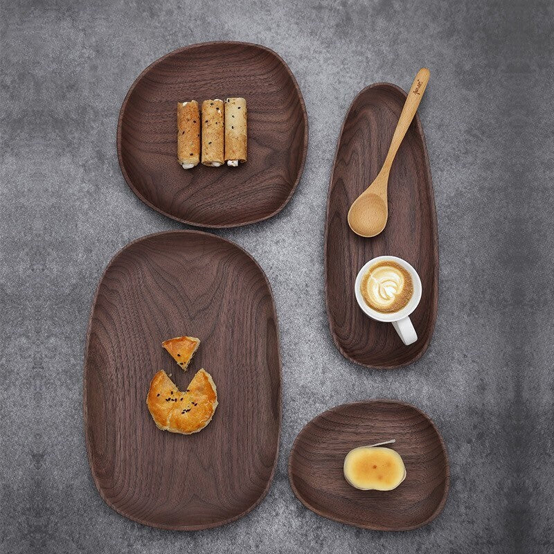 Gohobi Wooden Tea Trays Serving Tray wood tray wood plate Gongfu tea trays (5 versions) Japanese Chado