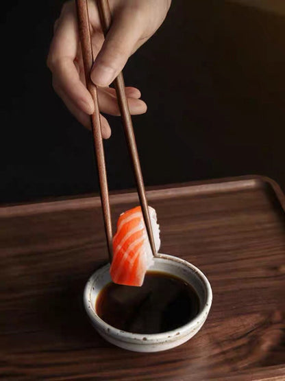 Gohobi A set of walnut chopsticks and box Chinese Japanese chopsticks oriental Gift ideas Table utensils