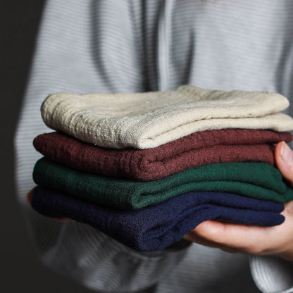 Gohobi Japanese Gongfu tea towels Kung fu tea towels Linen cotton tea towels Japanese Chado