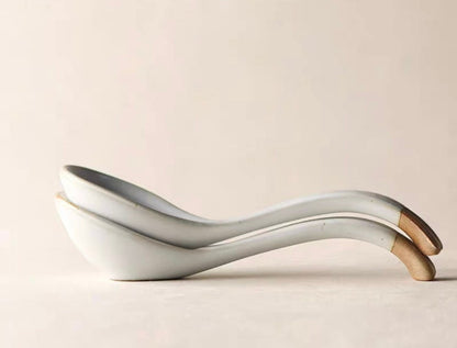 Gohobi handmade soup spoon Japanese Chinese large spoon oriental utensil tea spoon