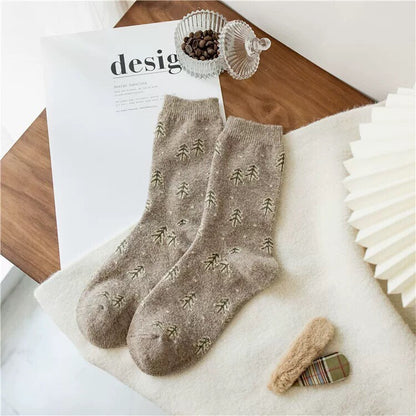 Tree wool socks Women Winter Socks gift