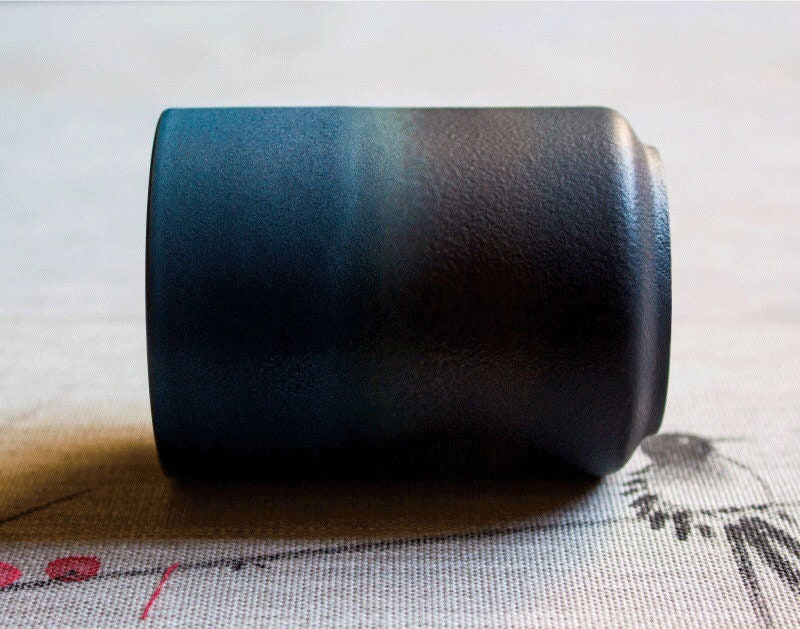 Gohobi Ceramic Japanese style blue teacup tableware stoneware coffee cup sake cup green tea cup